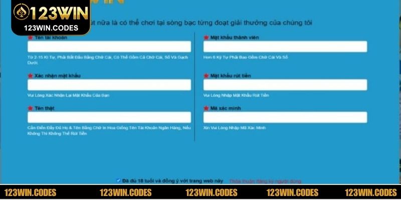 Hướng dẫn đăng ký 123WIN cho tân binh chi tiết nhất